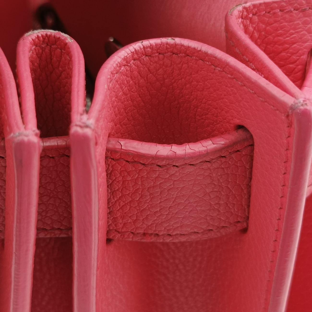 SAC DE JOUR small Pink Leather PLB378299.0915