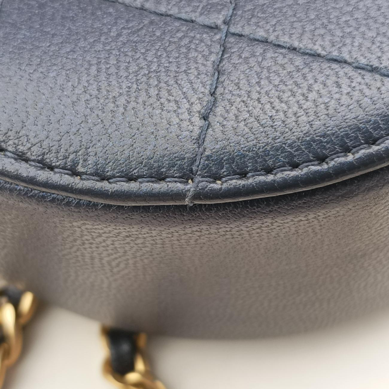 Round Pearls Navy lambskin 29212582