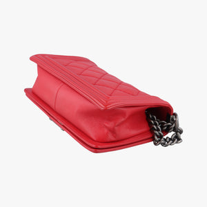 BOY CHANEL Red Leather 18883093