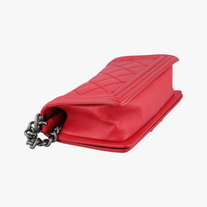 BOY CHANEL Red Leather 18883093