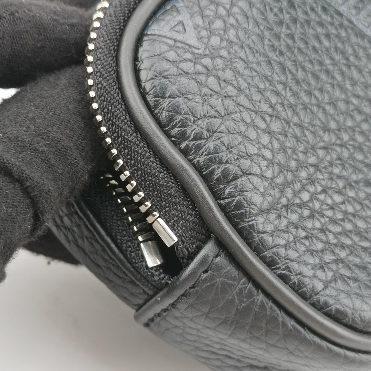 Monogram Taurillon Belt Noir Leather BC4230
