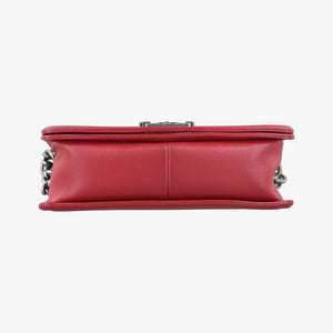 BOY CHANEL Red lambskin 17940235