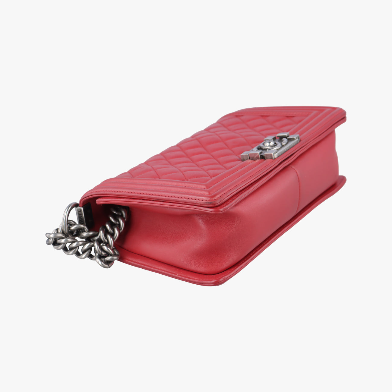 BOY CHANEL Red lambskin 17940235