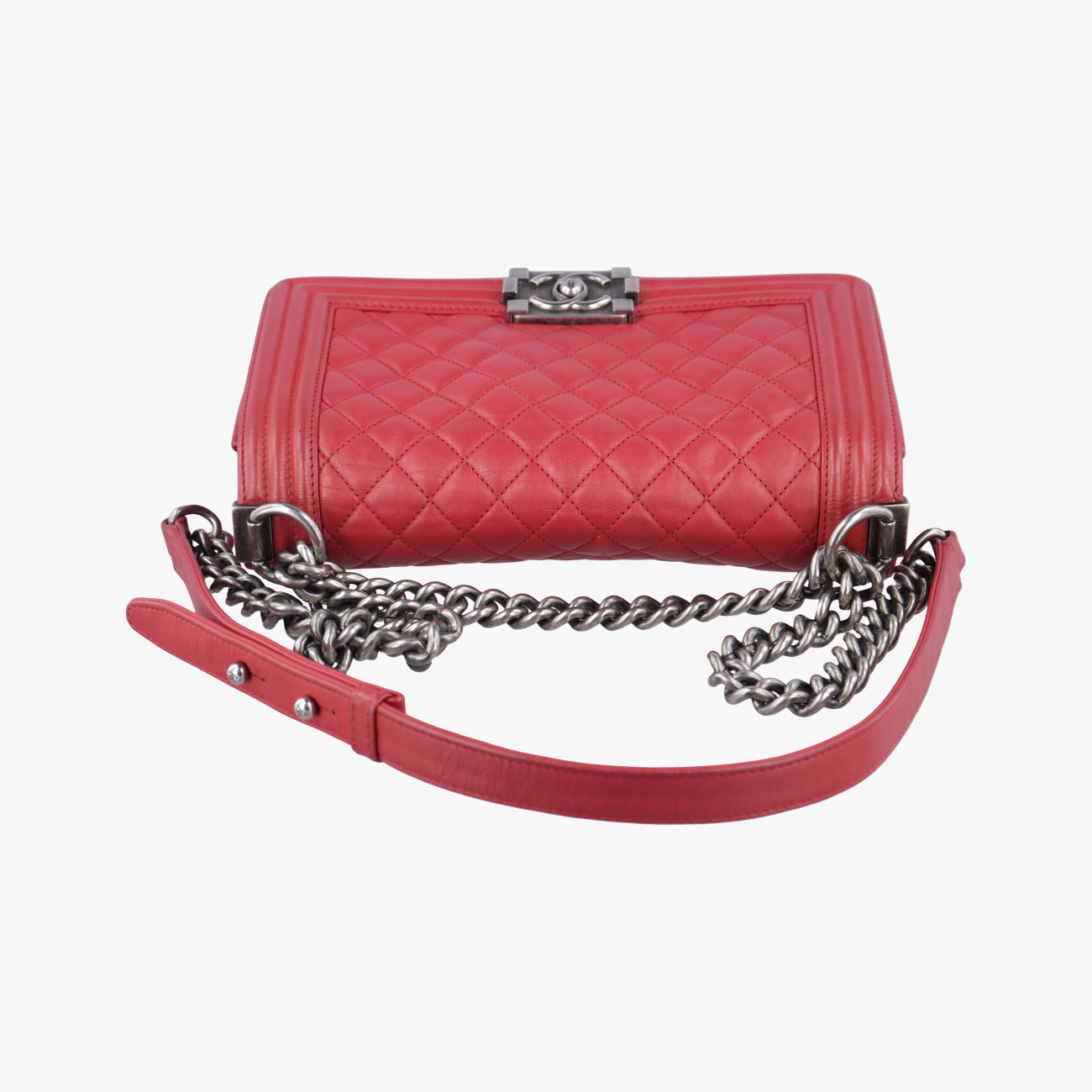 BOY CHANEL Red lambskin 17940235