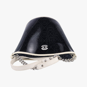 Camellia Coco Bucket Black×white PVC coated canvas 26057307