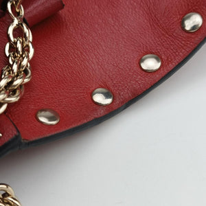 Rockstud SPIKE UP Red Leather BL-P137NAP2