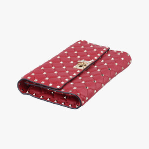 Rockstud SPIKE UP Red Leather BL-P137NAP2
