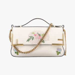 Double F Floral White×multicolor Leather 8BT297 A5DO 189-10429