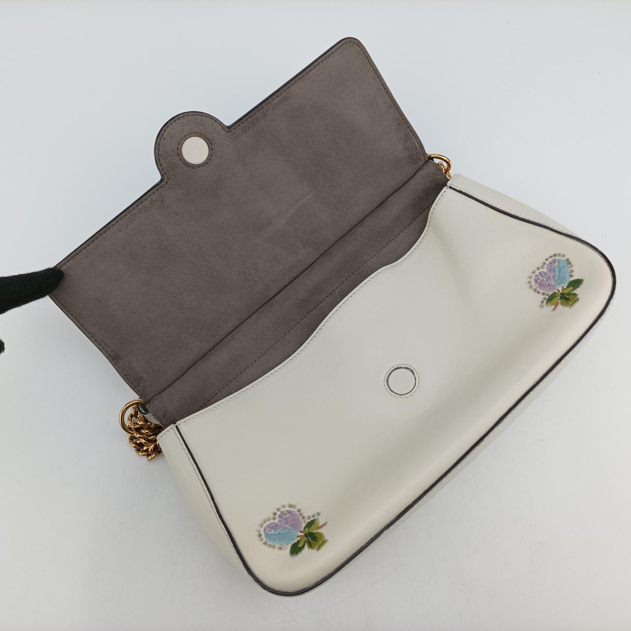 Double F Floral White×multicolor Leather 8BT297 A5DO 189-10429