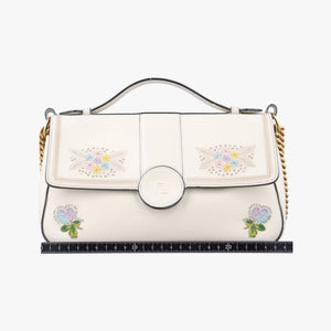 Double F Floral White×multicolor Leather 8BT297 A5DO 189-10429