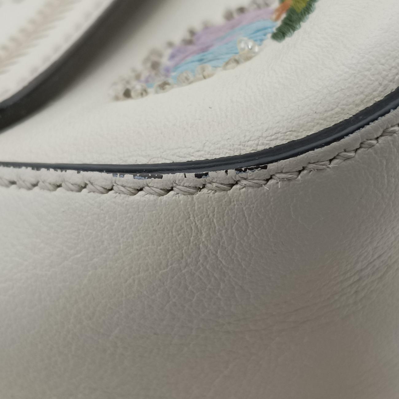 Double F Floral White×multicolor Leather 8BT297 A5DO 189-10429
