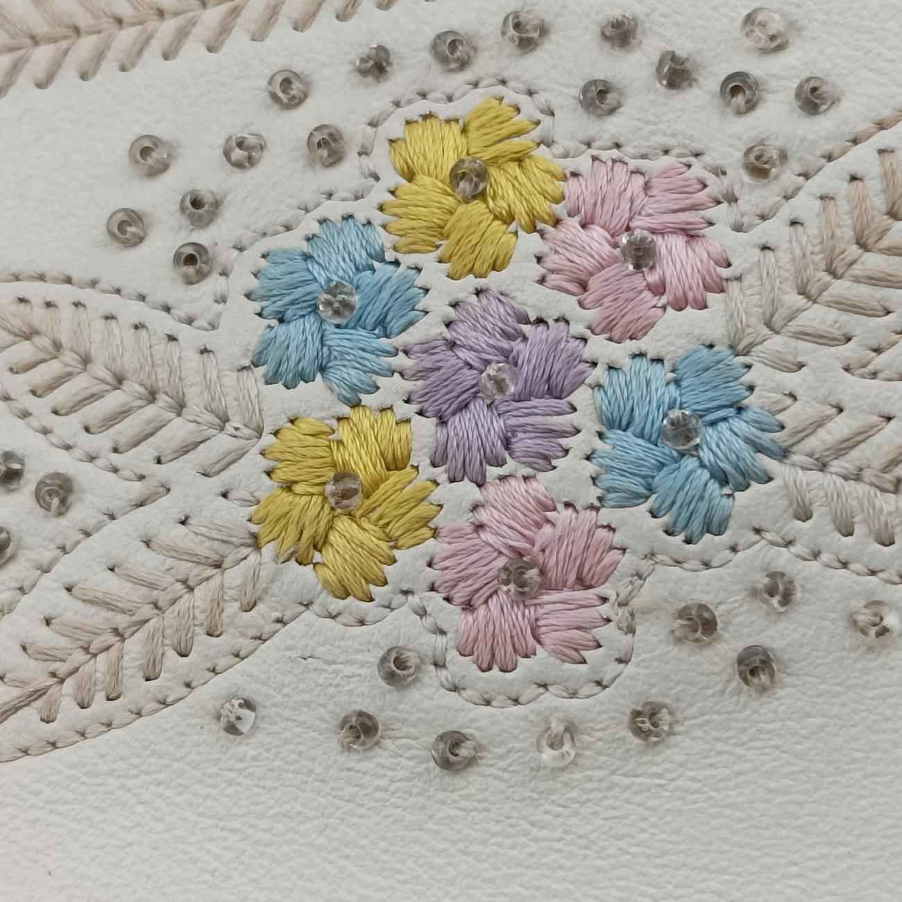 Double F Floral White×multicolor Leather 8BT297 A5DO 189-10429