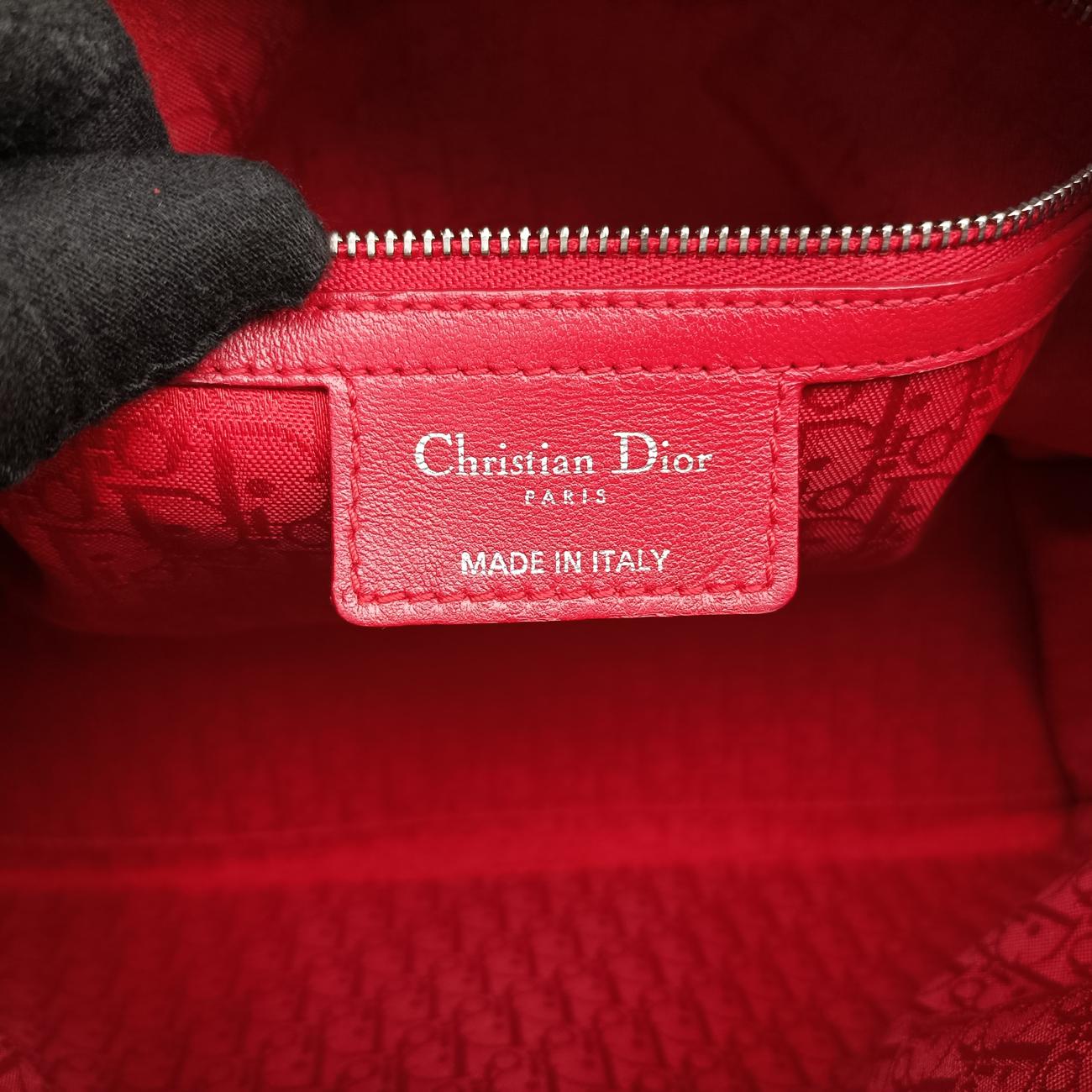 Lady Dior Red lambskin 08-MA-0191