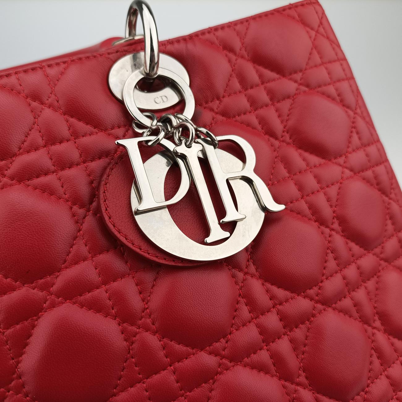 Lady Dior Red lambskin 08-MA-0191