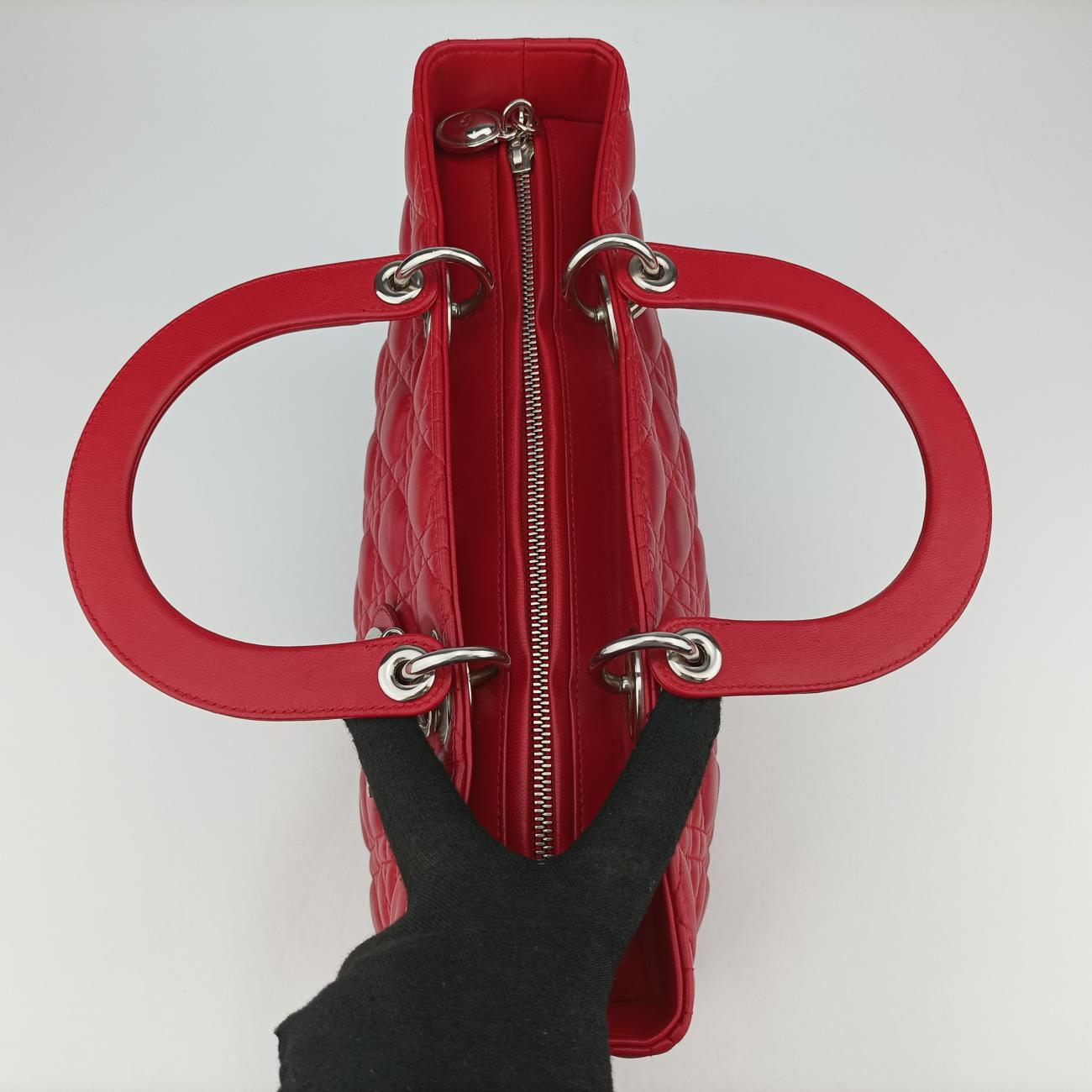 Lady Dior Red lambskin 08-MA-0191