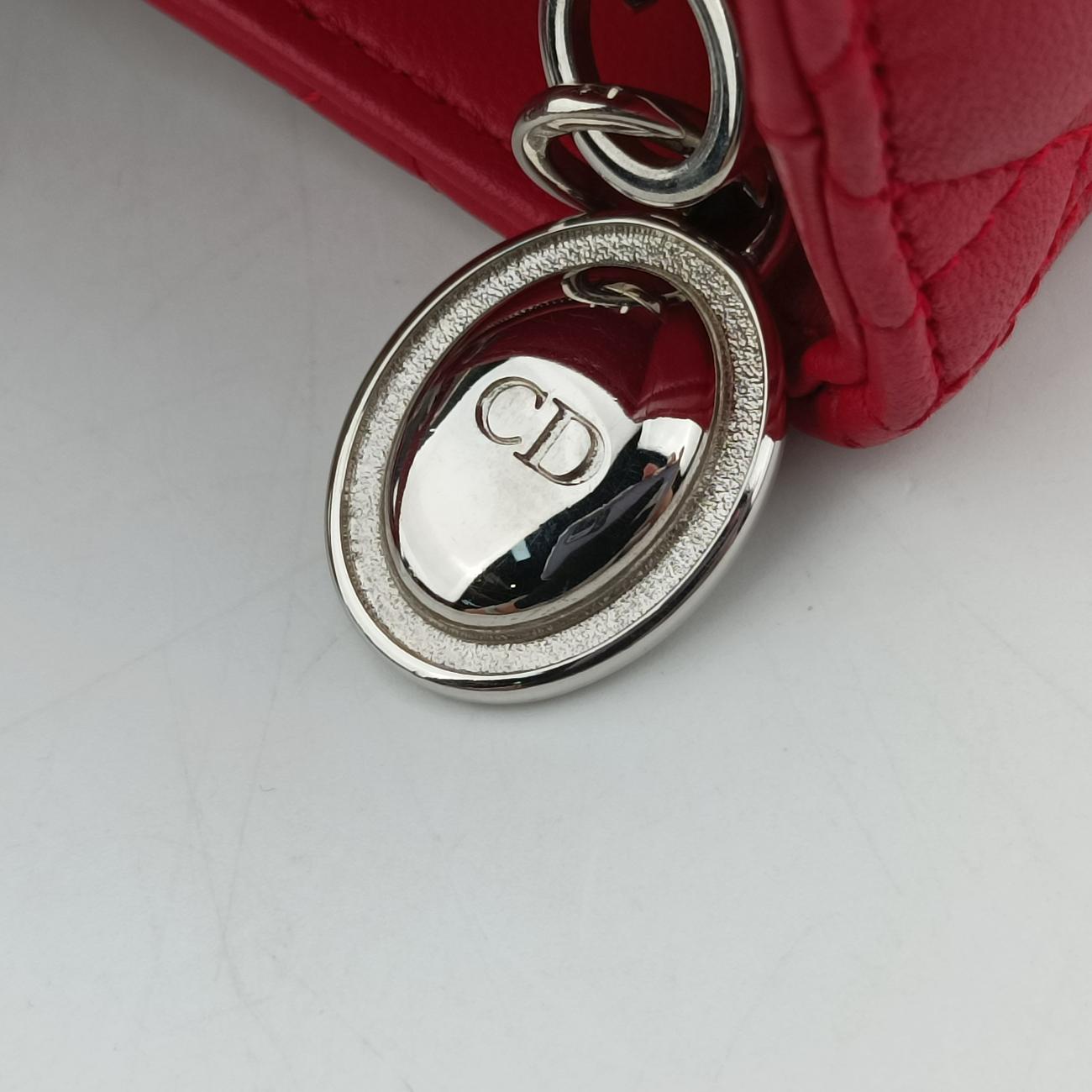 Lady Dior Red lambskin 08-MA-0191