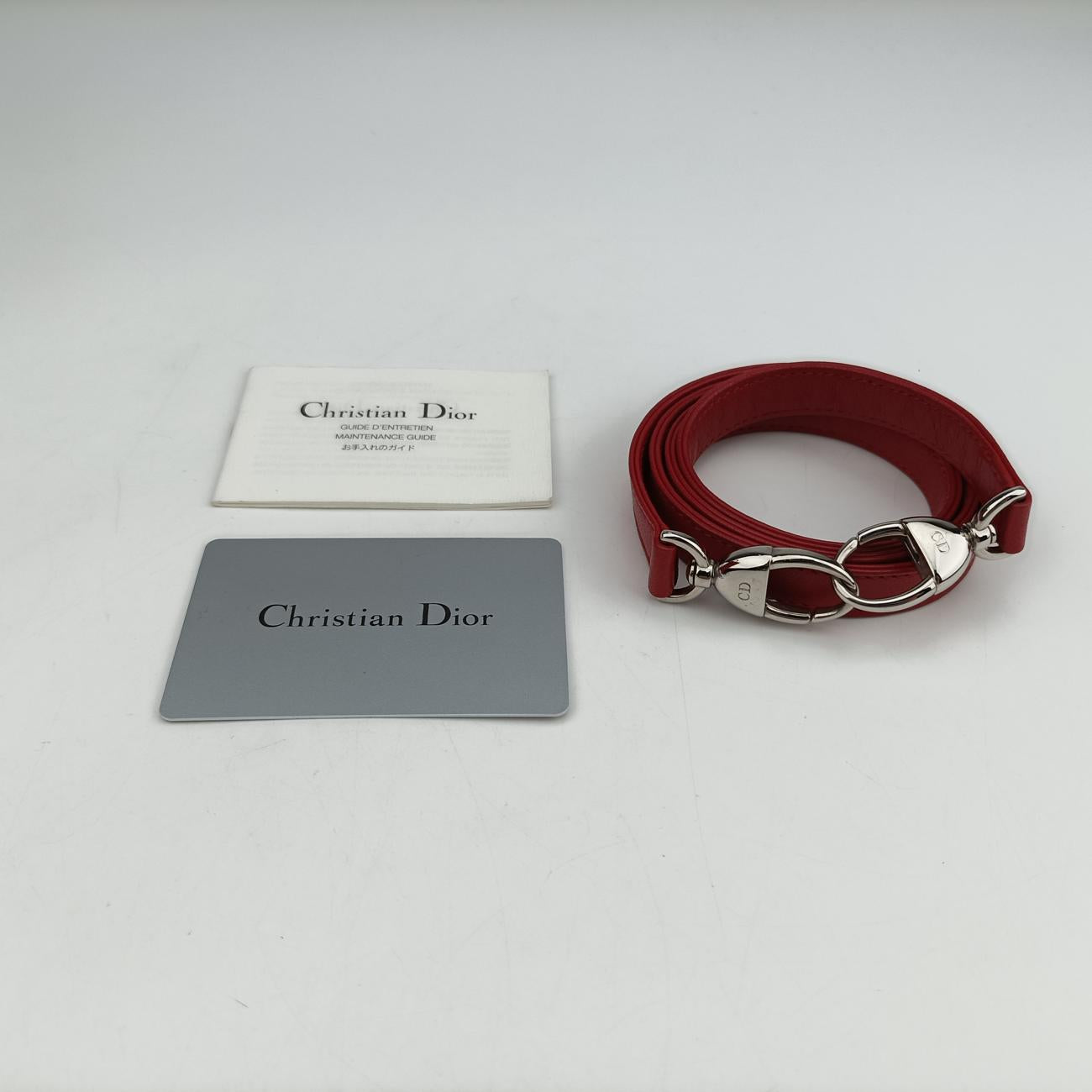 Lady Dior Red lambskin 08-MA-0191