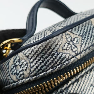 Micro Vanity Gray x Blue MONOGRAM JACQUARD DENIM ICチップ