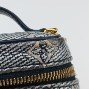 Micro Vanity Gray x Blue MONOGRAM JACQUARD DENIM ICチップ