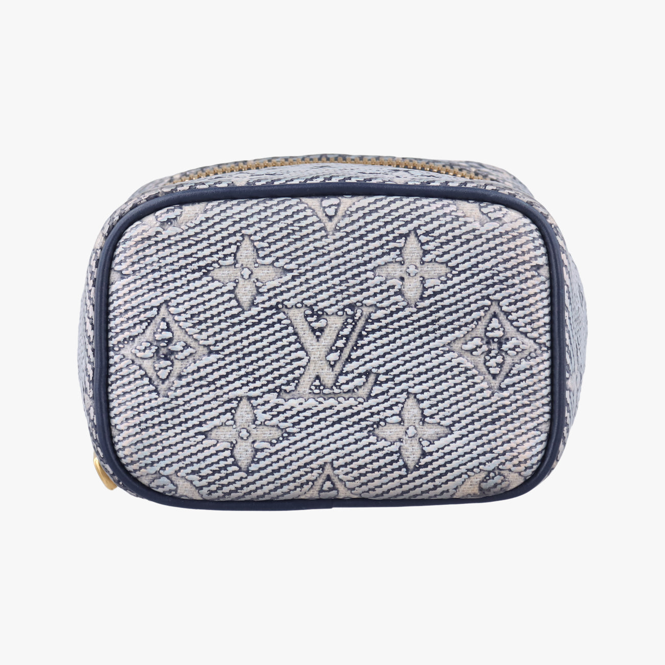 Micro Vanity Gray x Blue MONOGRAM JACQUARD DENIM ICチップ
