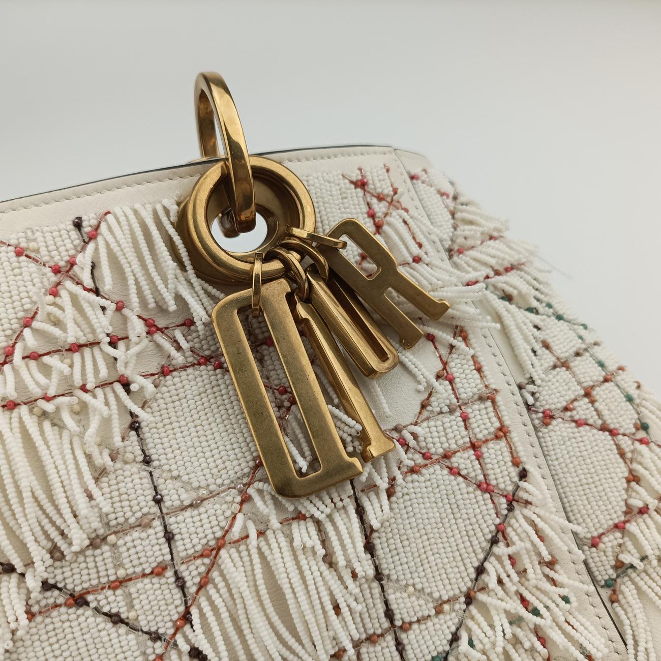 Lady Dior White Leather 02-MA-0197