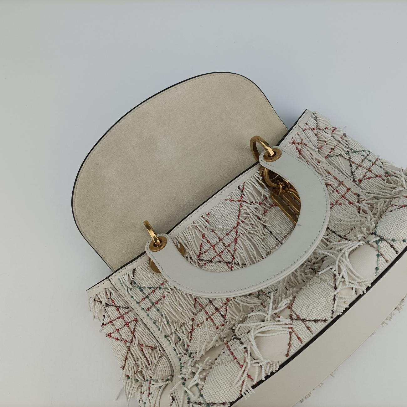 Lady Dior White Leather 02-MA-0197