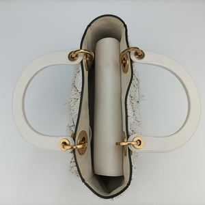 Lady Dior White Leather 02-MA-0197