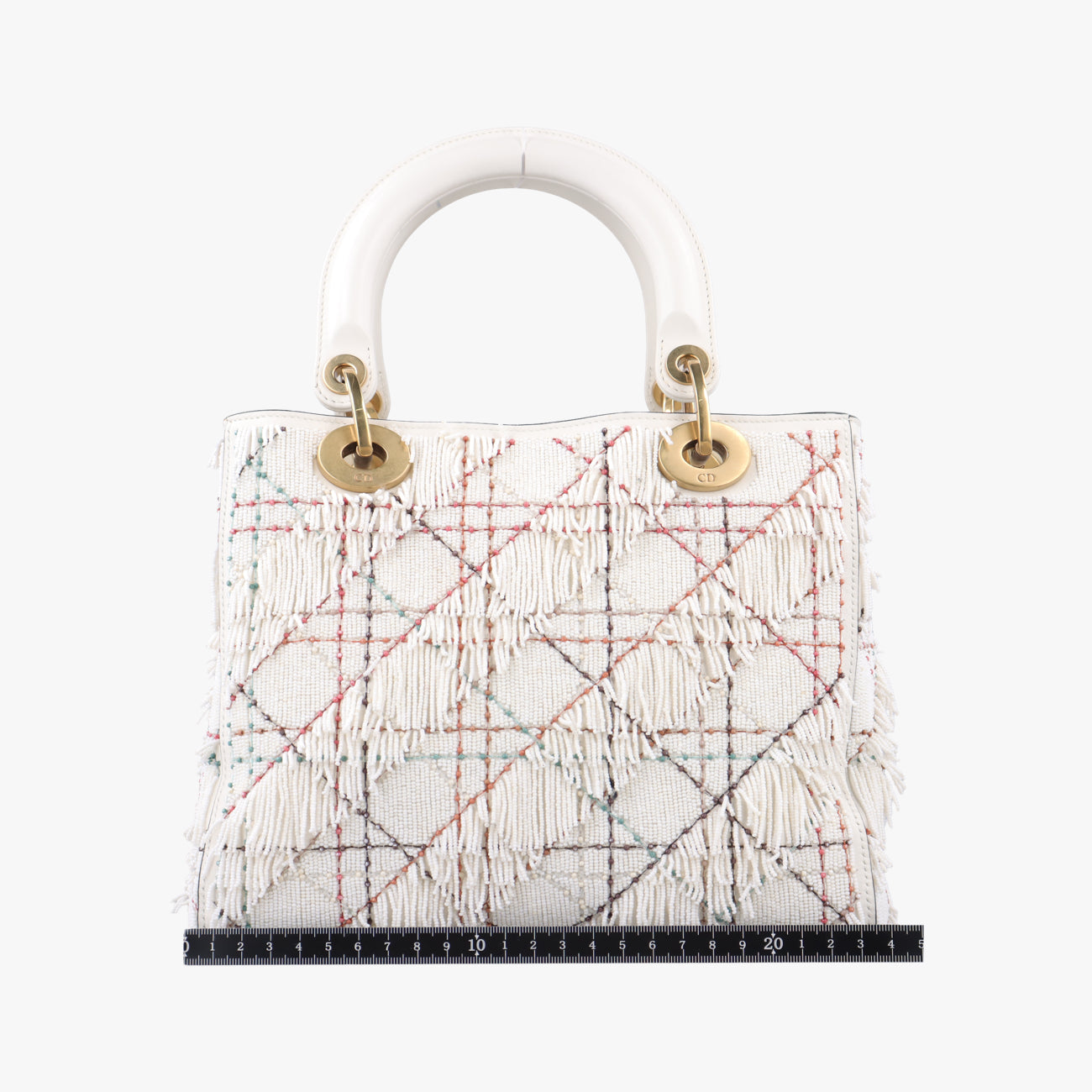 Lady Dior White Leather 02-MA-0197
