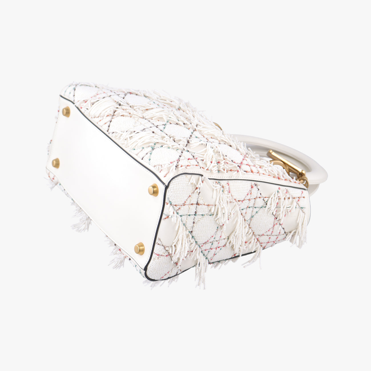 Lady Dior White Leather 02-MA-0197