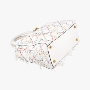 Lady Dior White Leather 02-MA-0197