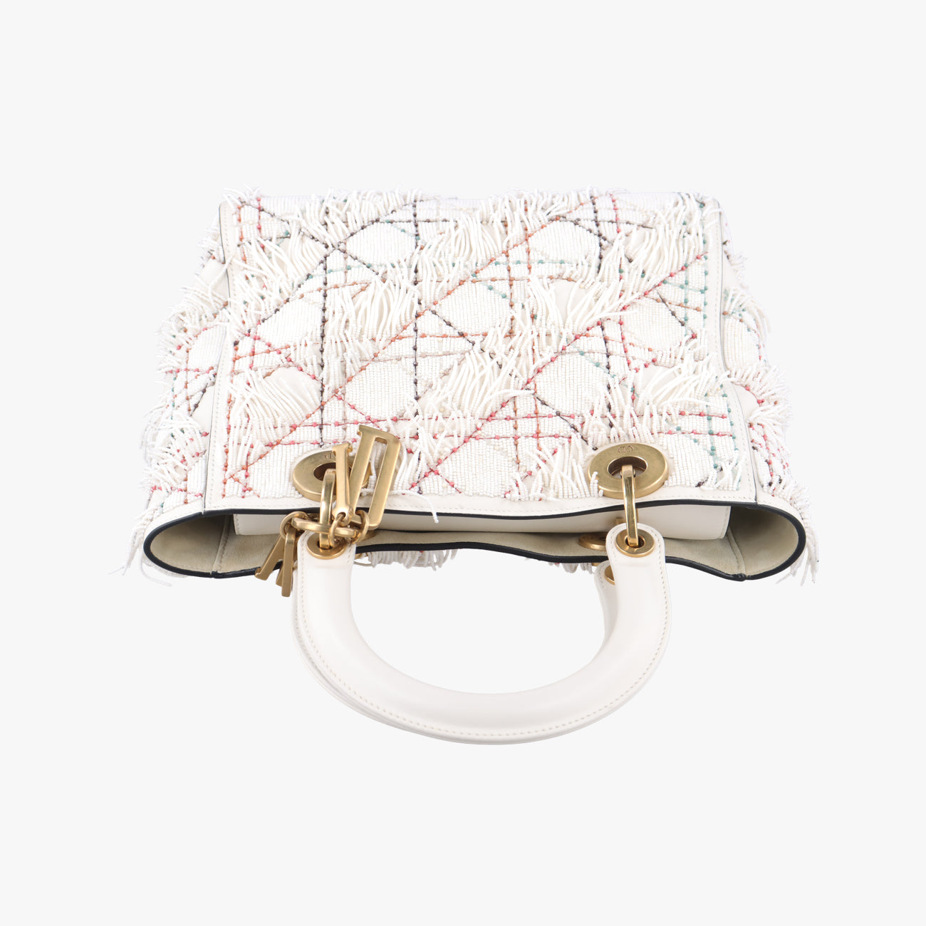 Lady Dior White Leather 02-MA-0197