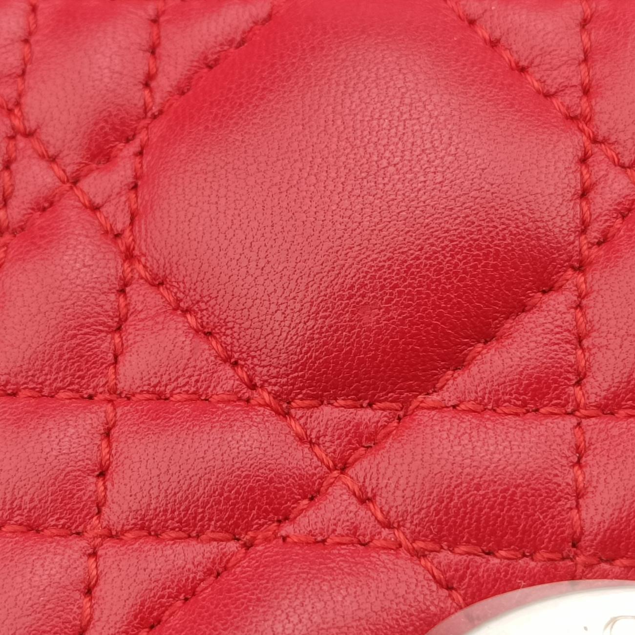 Lady Dior Red lambskin 16-MA-1019