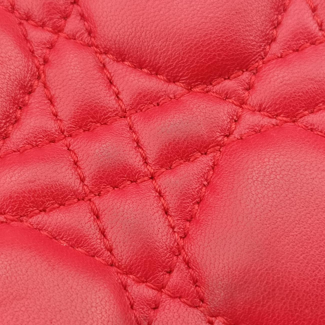 Lady Dior Red lambskin 16-MA-1019