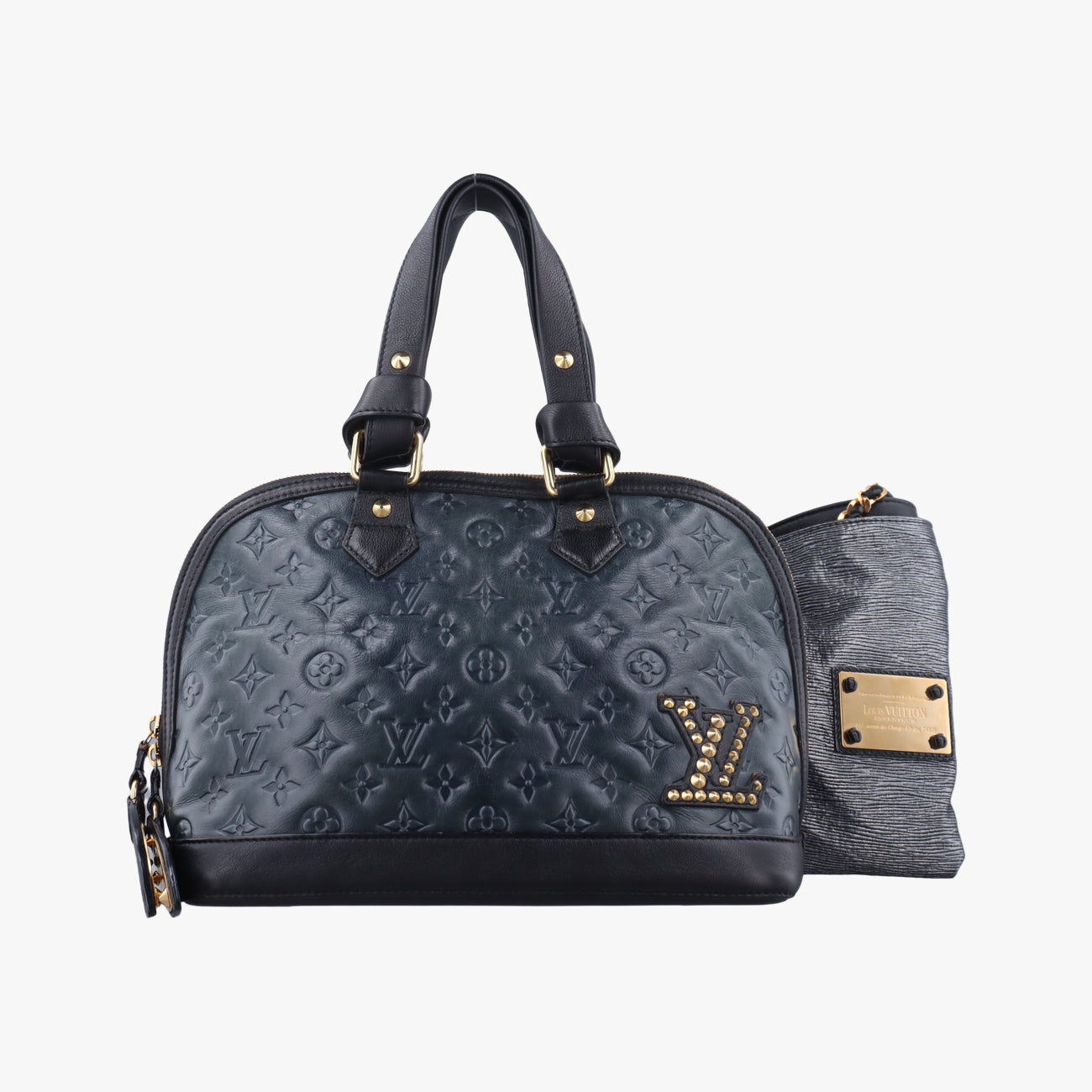 Double Neo Alma Navy×Noir Monogram Double Jeu MI3099 AR3089