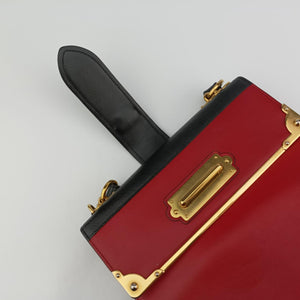 Cahier Red×Black Leather 127