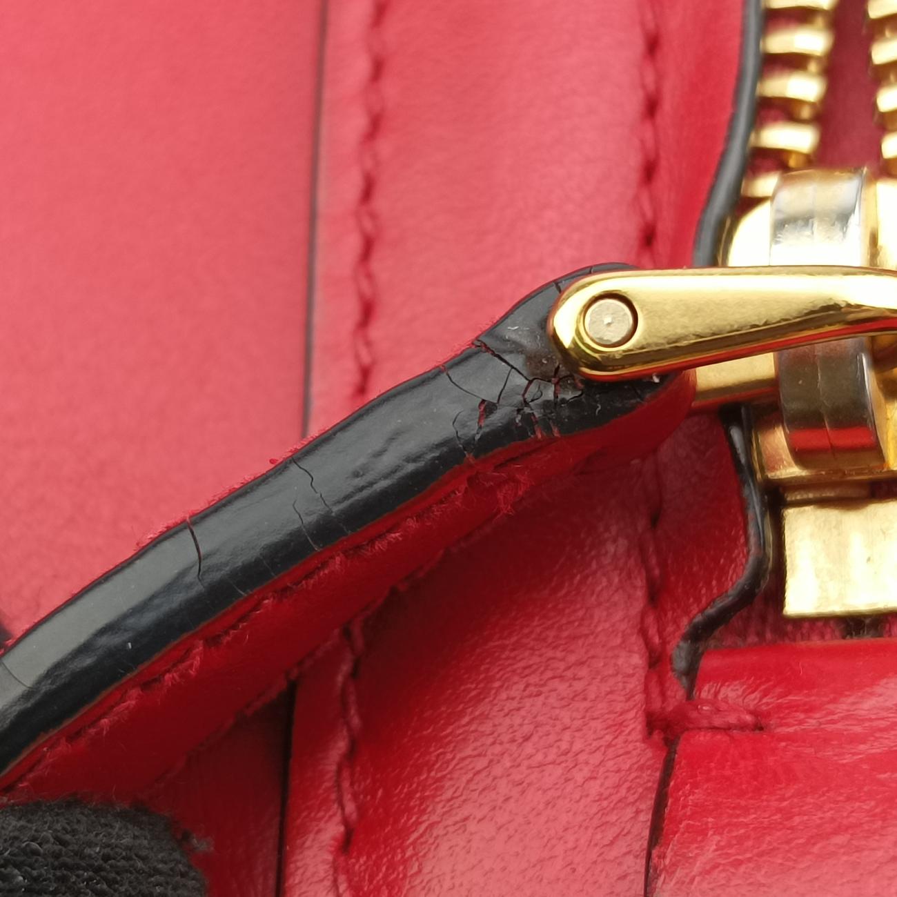 Cahier Red×Black Leather 127