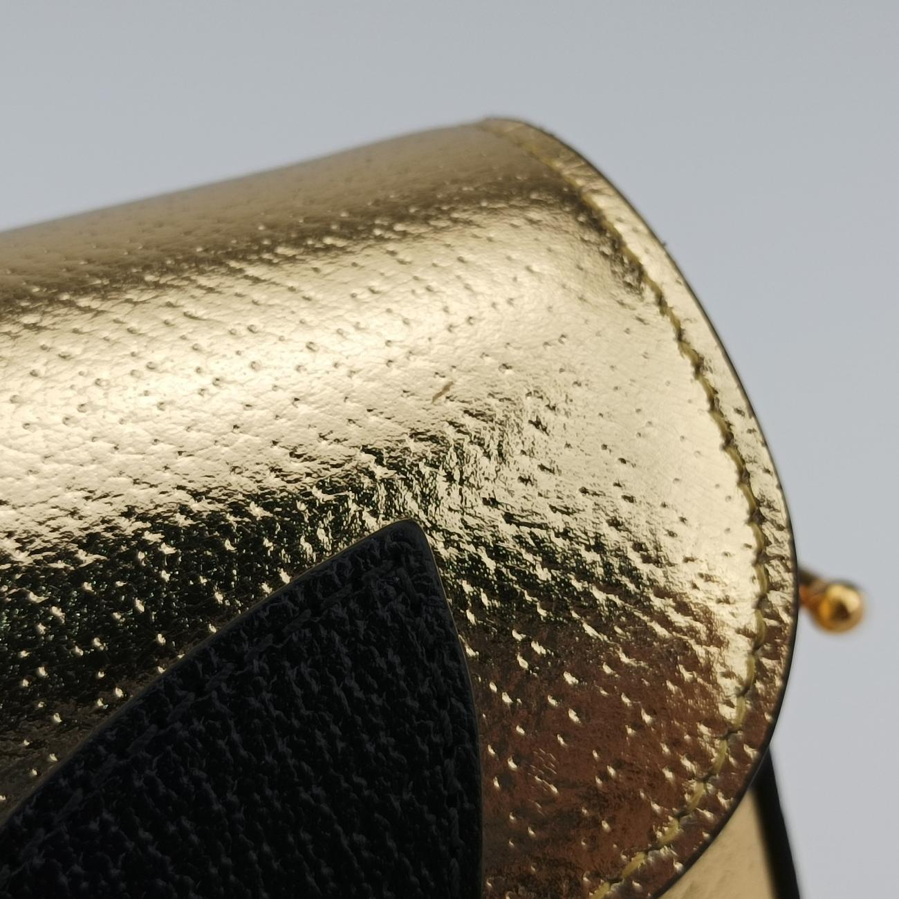 Adidas collaboration Horsebit Golden×Black Leather D039431664