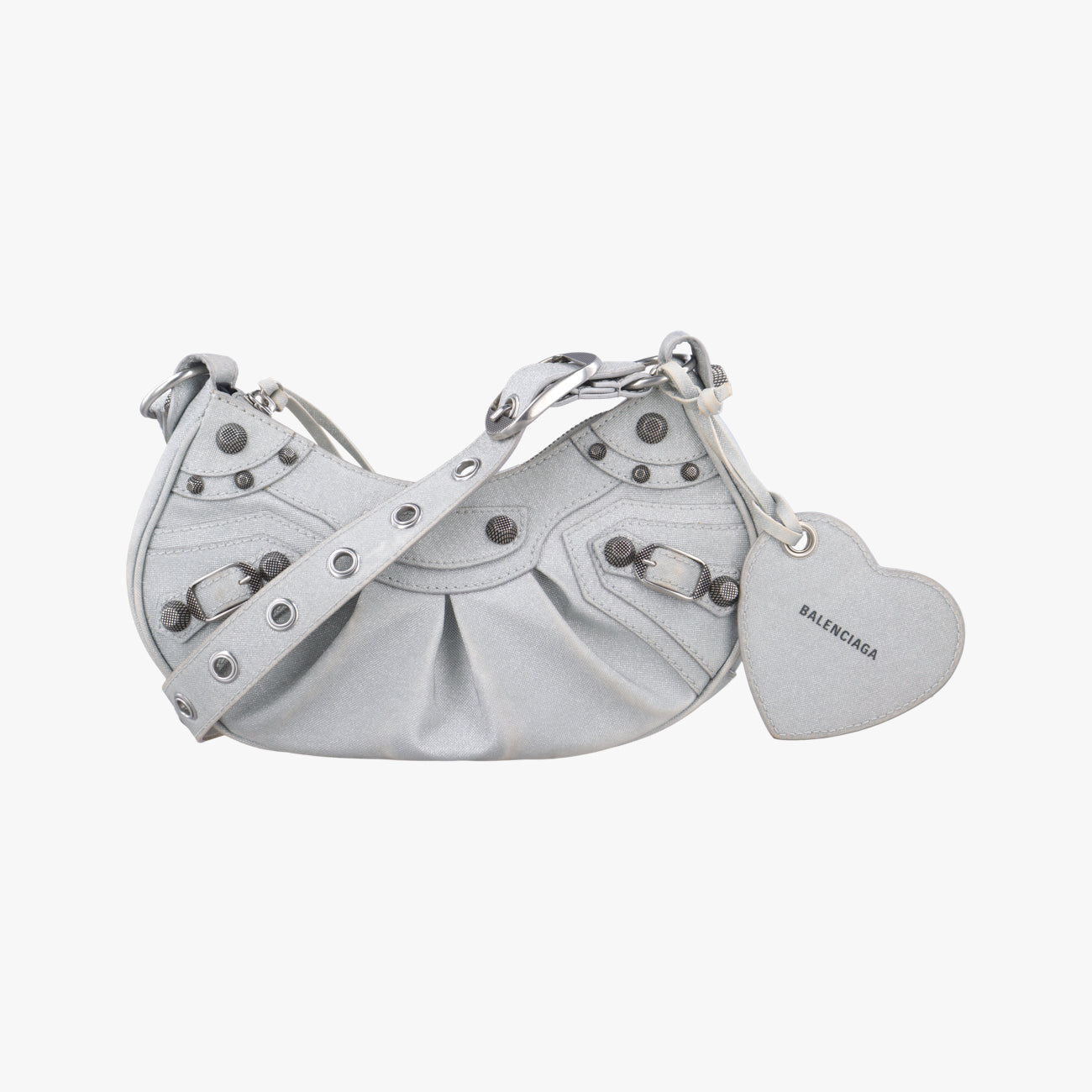 Le Cagole Silver lambskin 871309.8110.P.535268