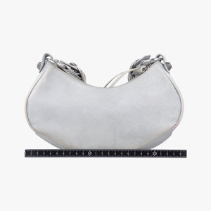 Le Cagole Silver lambskin 871309.8110.P.535268