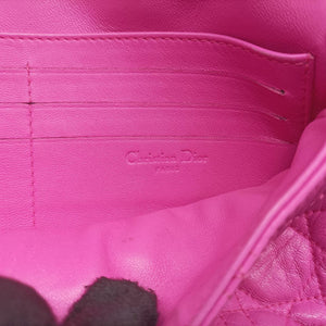 Miss Dior Cannage New Lock Pink lambskin 02-LU-0172
