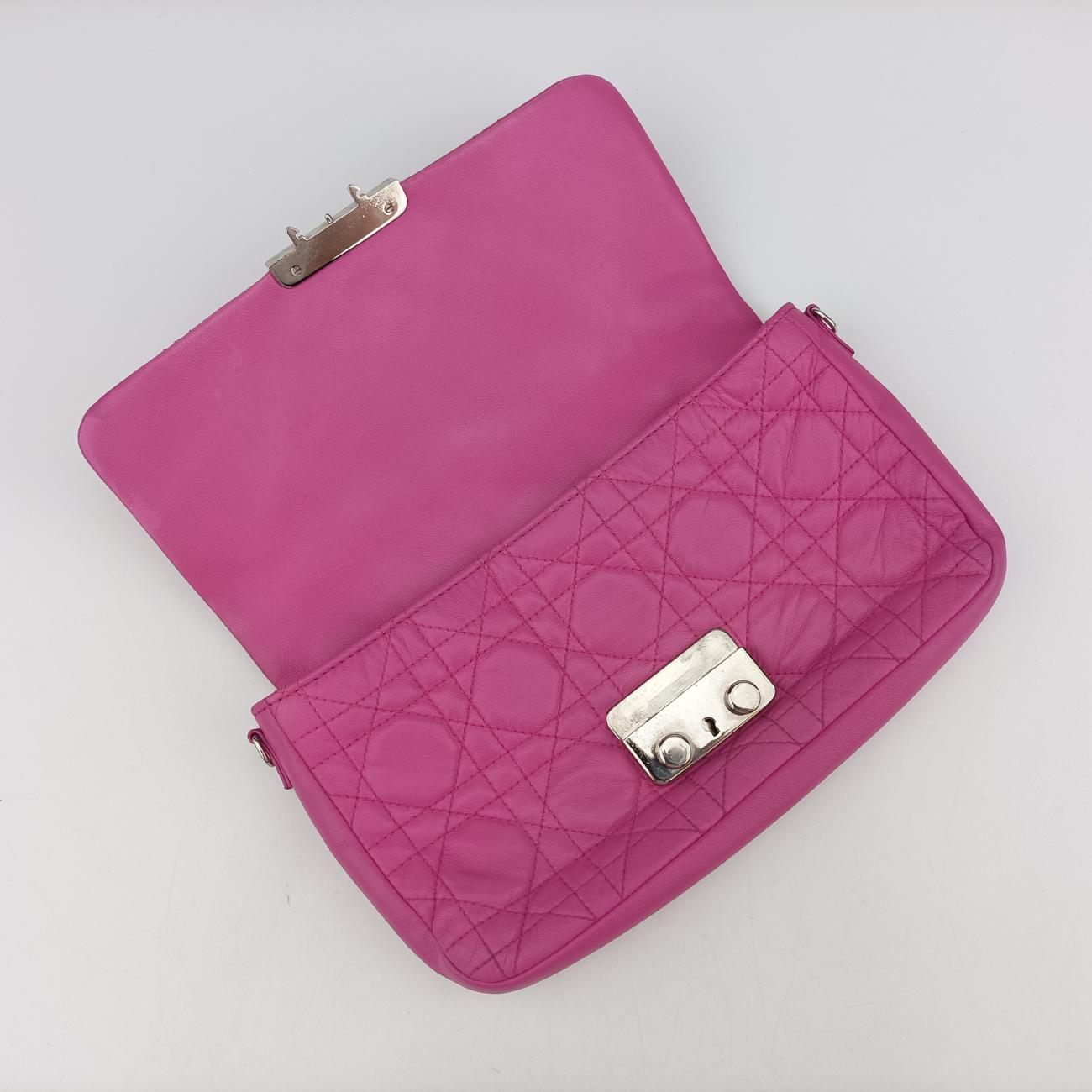 Miss Dior Cannage New Lock Pink lambskin 02-LU-0172