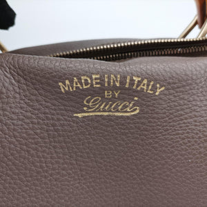 bamboo shopper Brown Leather E016438274