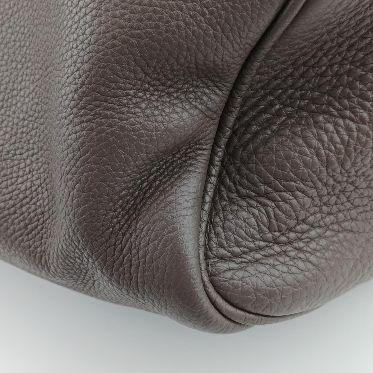 bamboo shopper Brown Leather E016438274