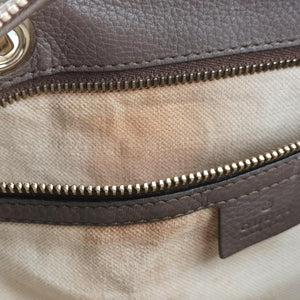 bamboo shopper Brown Leather E016438274