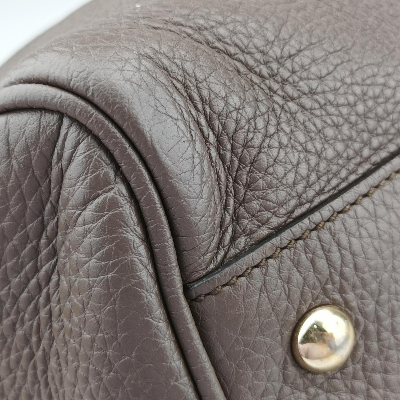 bamboo shopper Brown Leather E016438274