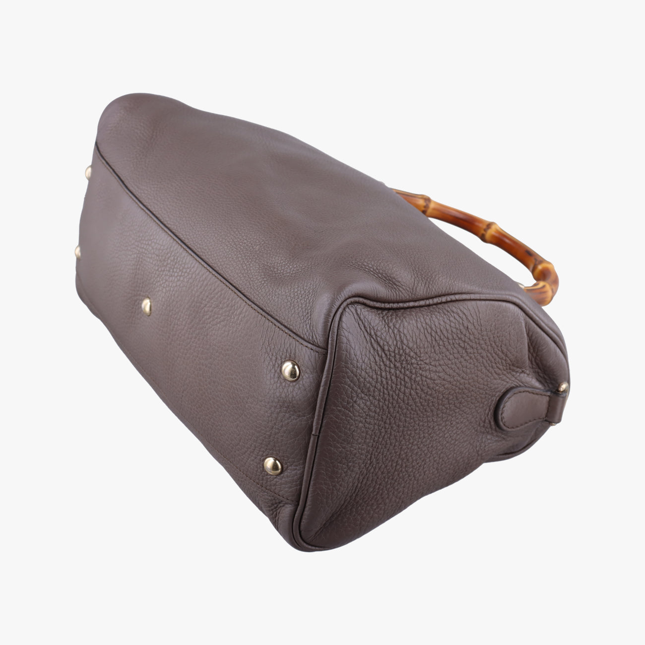 bamboo shopper Brown Leather E016438274