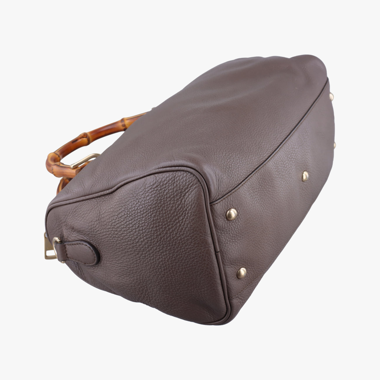 bamboo shopper Brown Leather E016438274