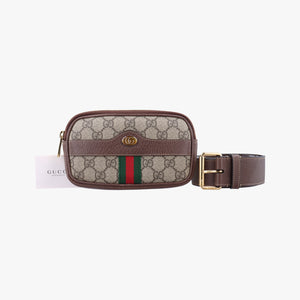 Ophidia Brown×Multicolour PVC coated canvas x leather