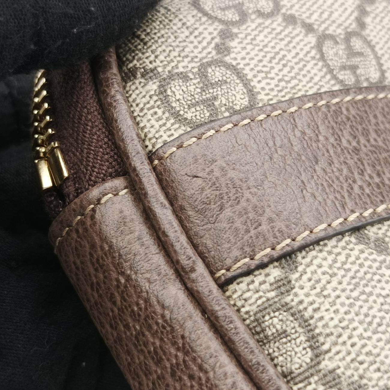 Ophidia Brown×Multicolour PVC coated canvas x leather