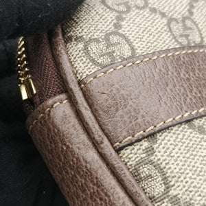 Ophidia Brown×Multicolour PVC coated canvas x leather